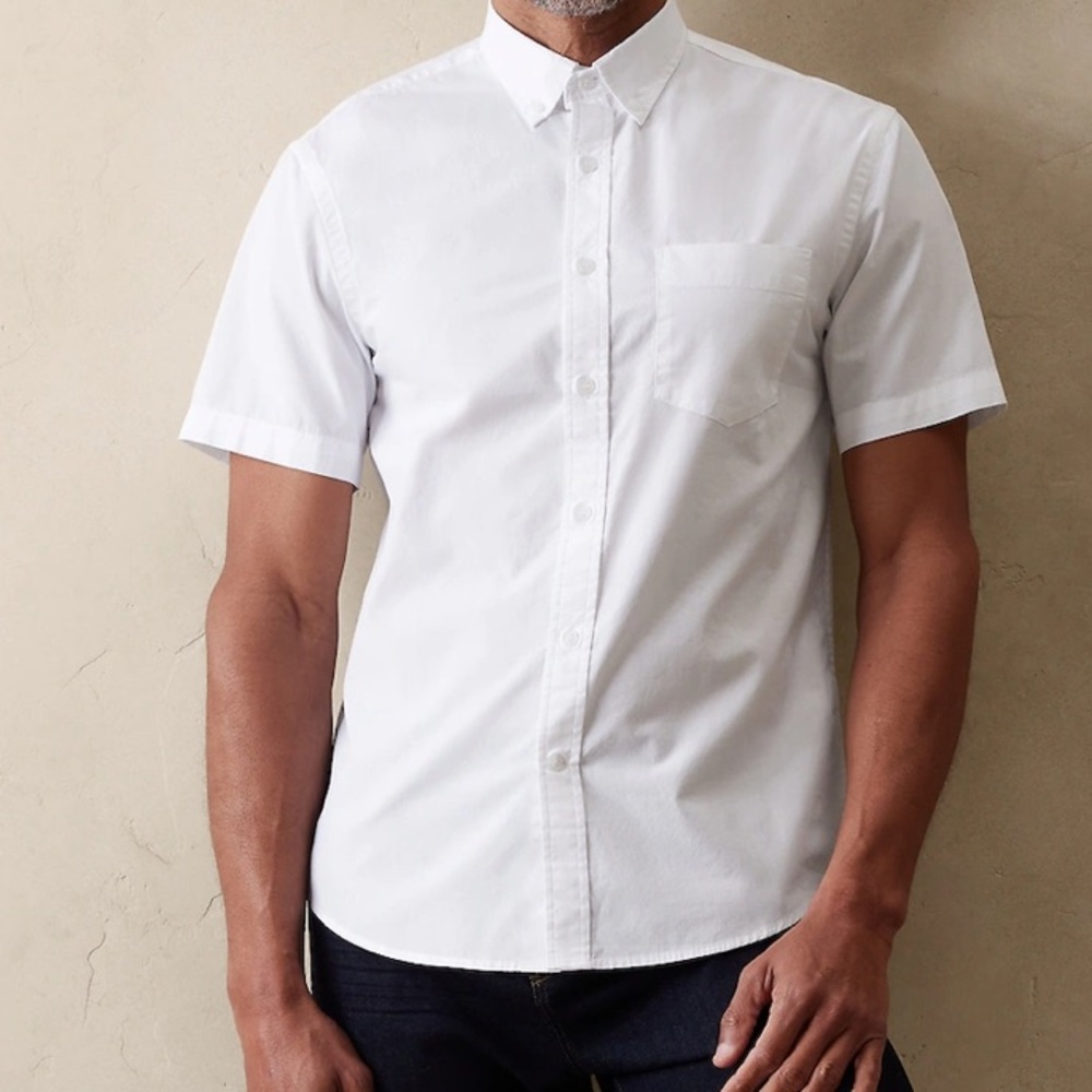 Men’s Banana Republic - Slim Fit Cotton Shirt XL